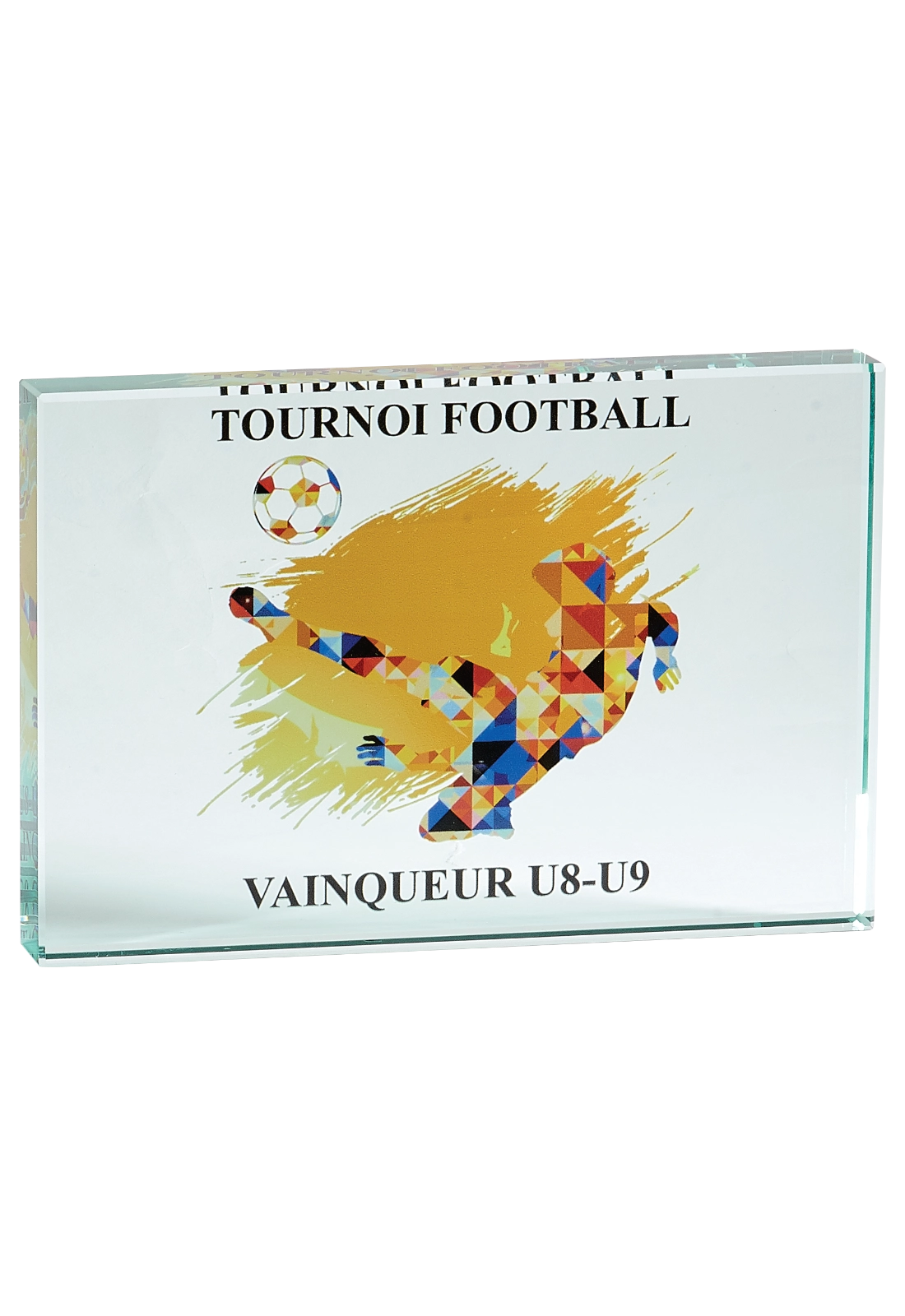 Trophée Verre Marquage Couleur 155-21