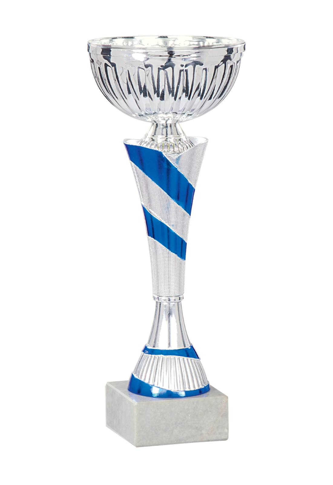 Coupe Economique Argentée et Bleue FS-1591 – Trophyshop
