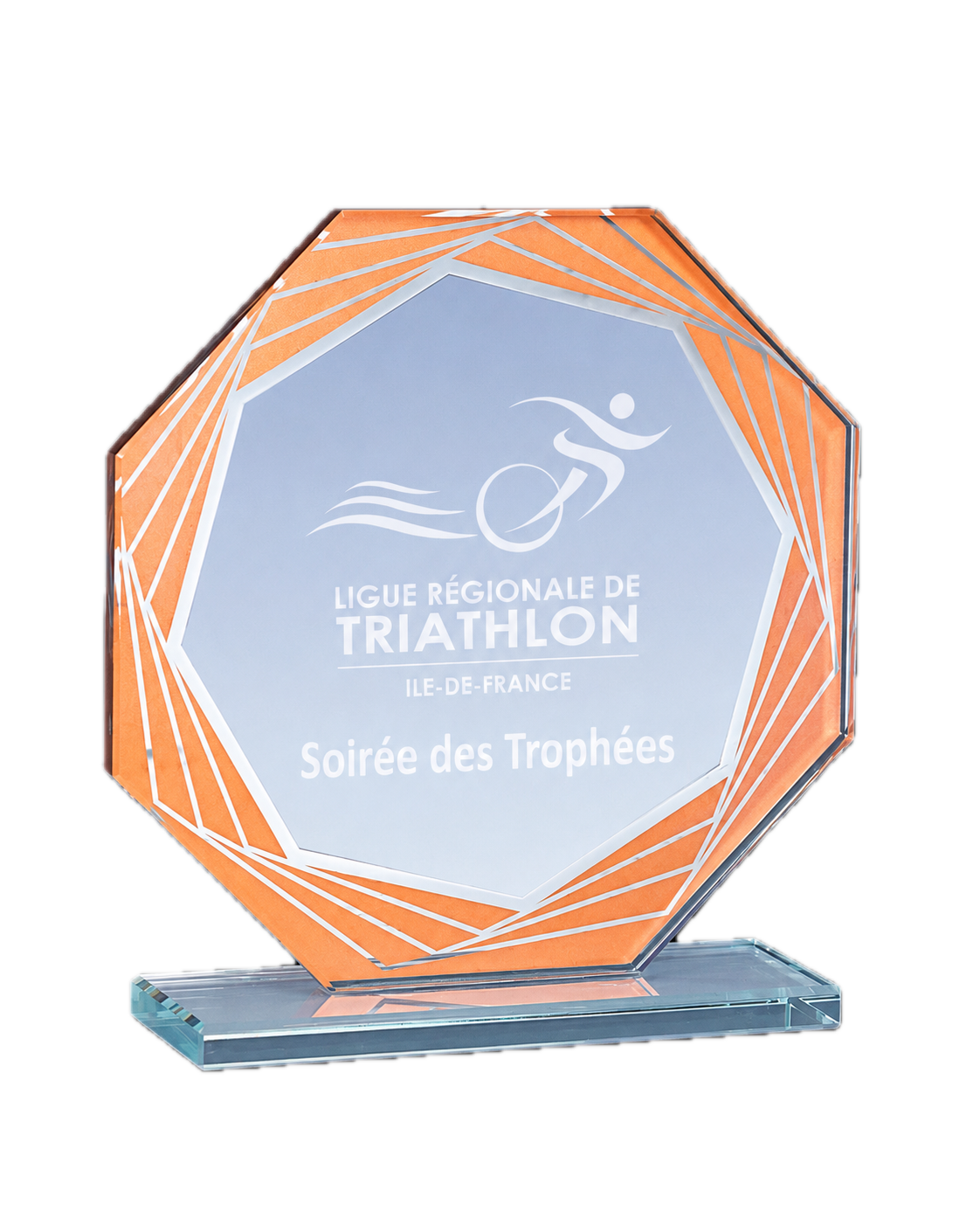 Trophée Verre Gravure Laser 160-41