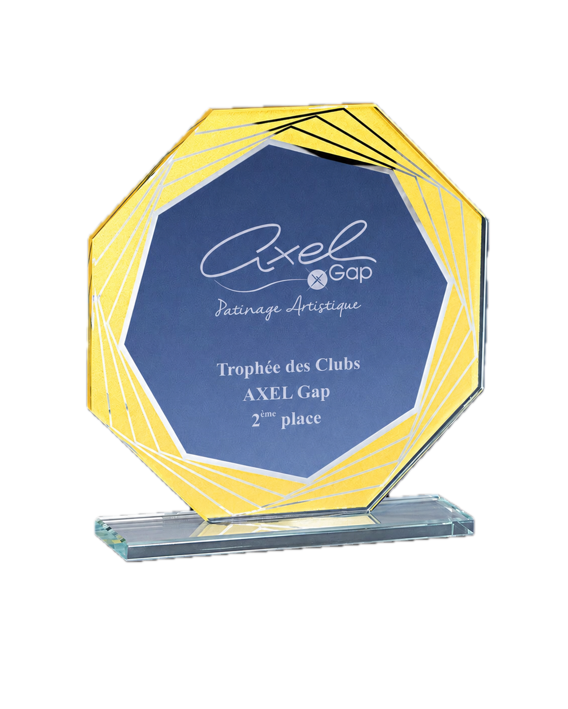 Trophée Verre Gravure Laser 160-41