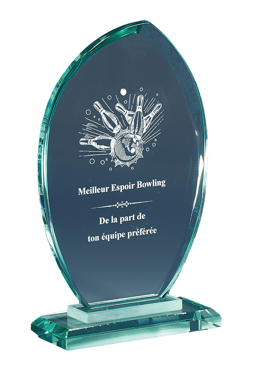 Trophée Verre Gravure Laser 166-51