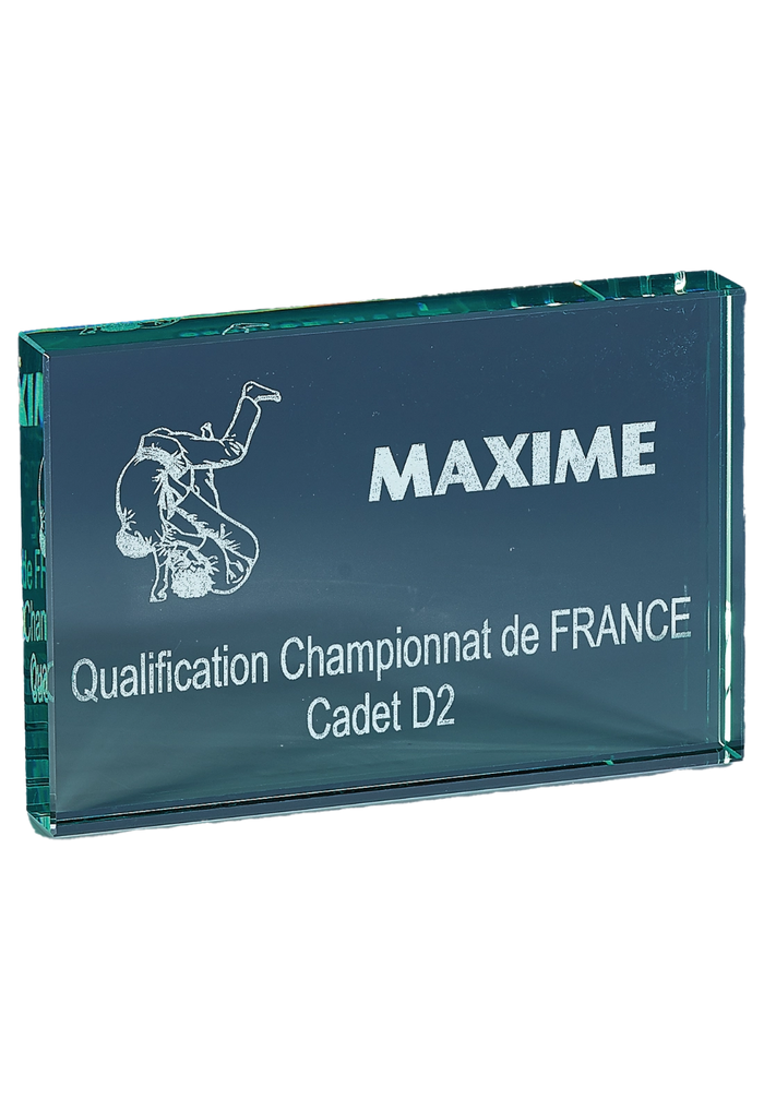 Trophée Verre Gravure Laser 167-21