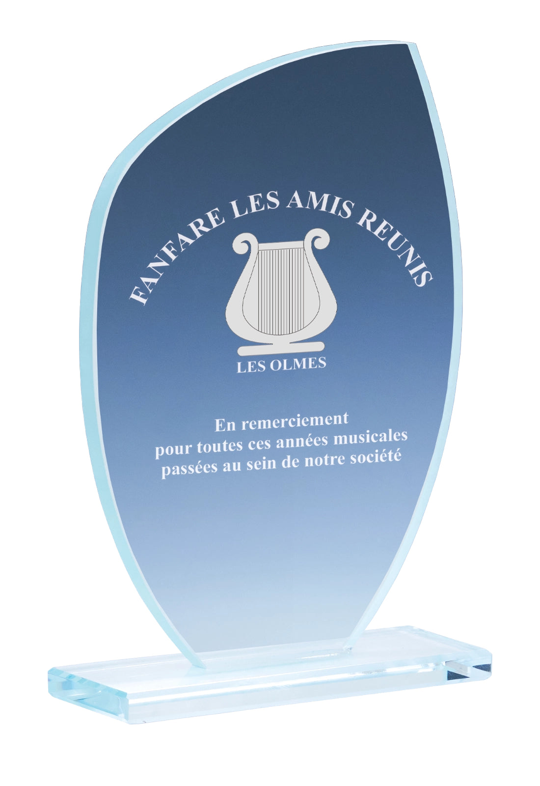 Trophée Verre Gravure Laser 169-31