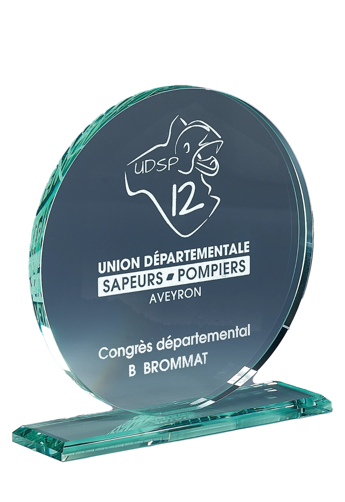 Trophée Verre Gravure Laser 170-41