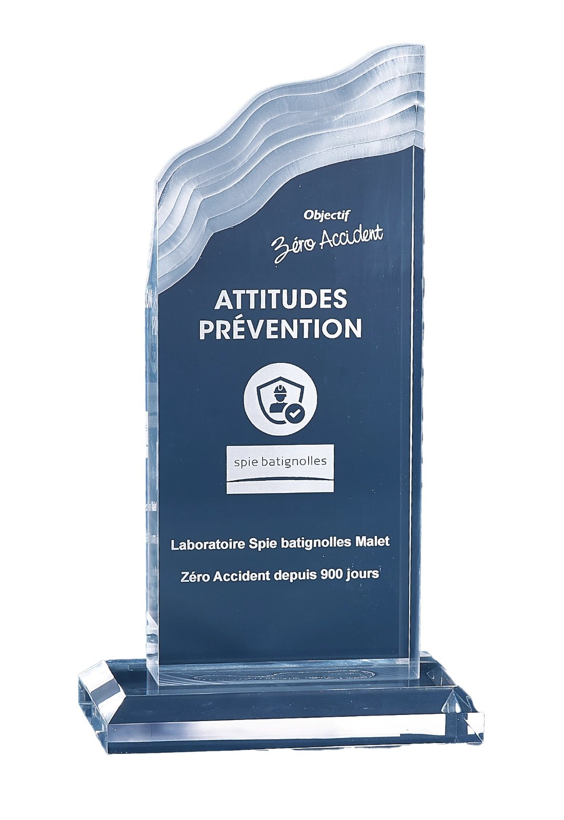 Trophée Acryglass Gravure Laser 177-51 – Trophyshop