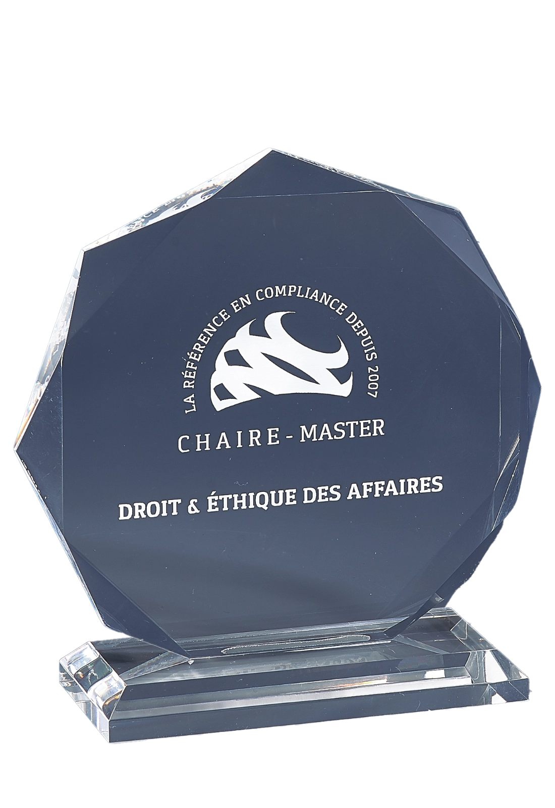 Trophée Acryglass Gravure Laser 179-01 – Trophyshop