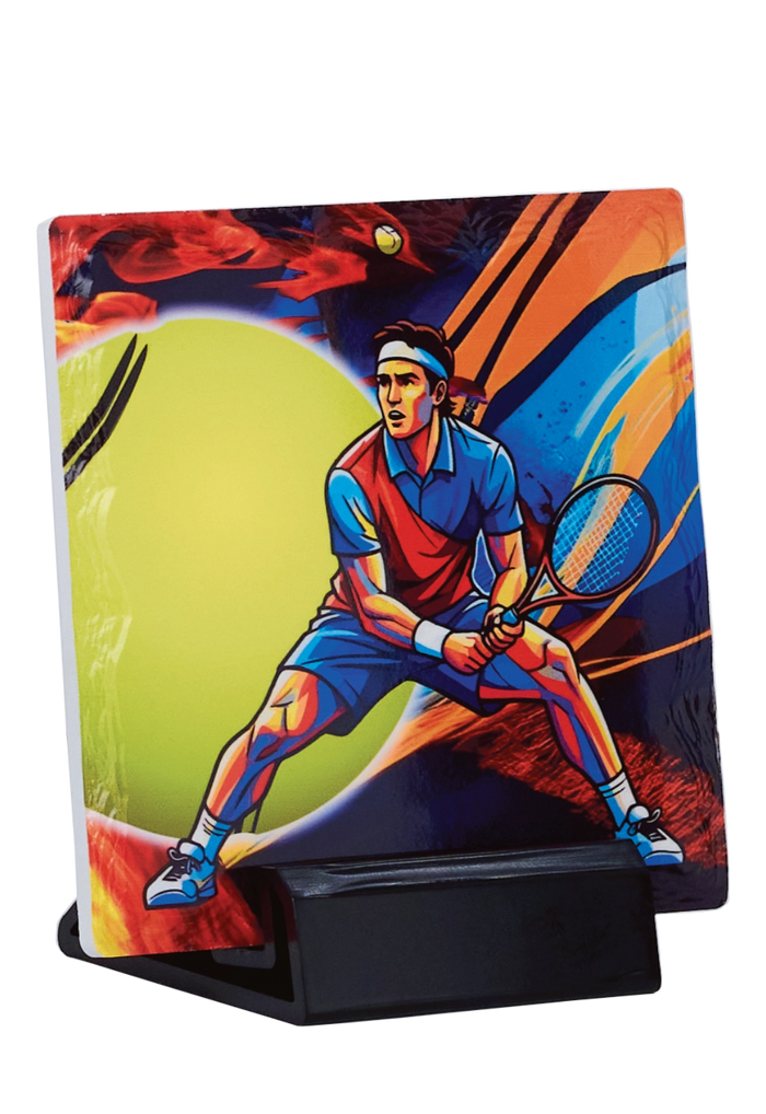 Trophée Céramique Impression Couleur Tennis 47507