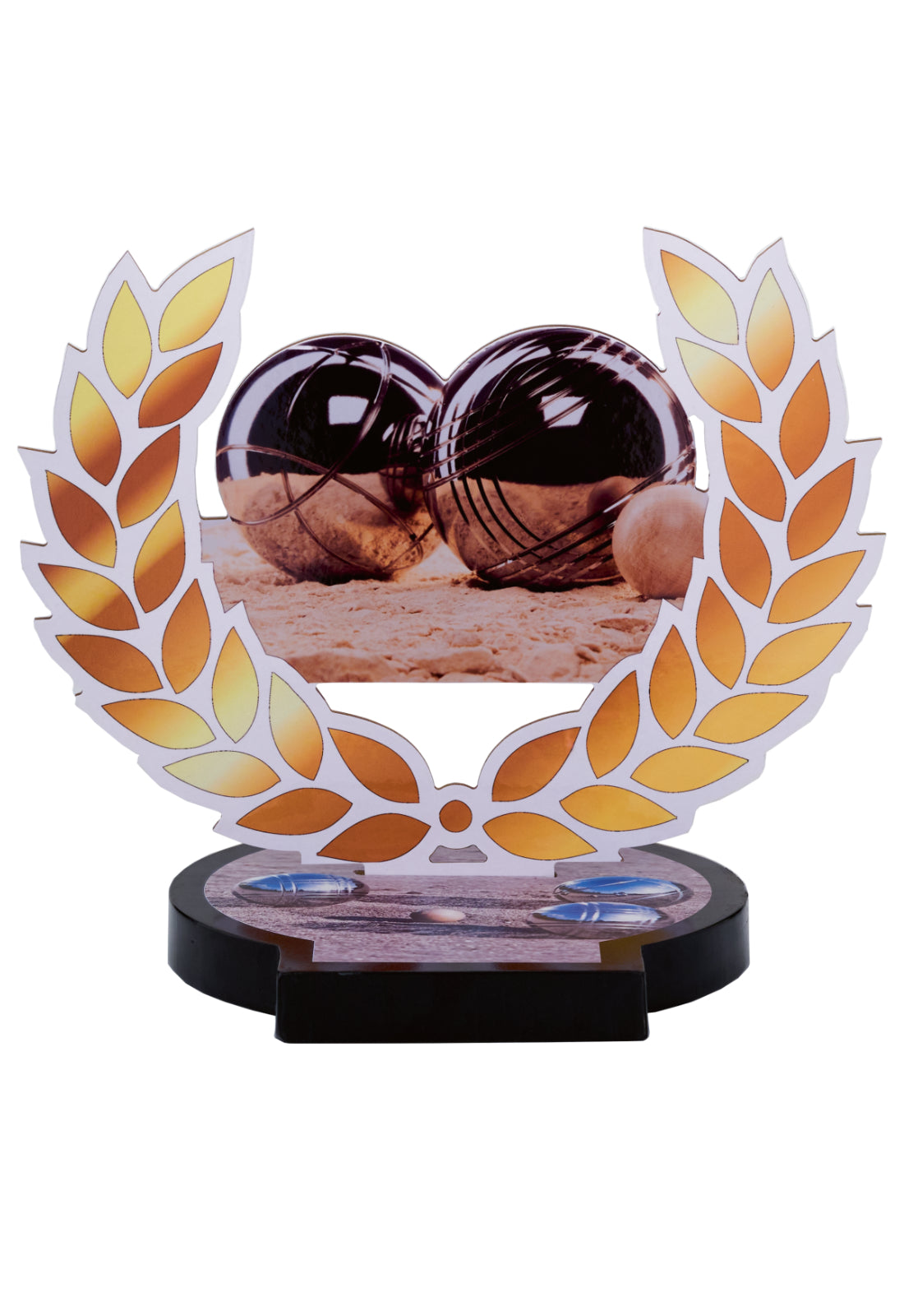 Trophée Pétanque Bois 26 cm 56508 – Trophyshop