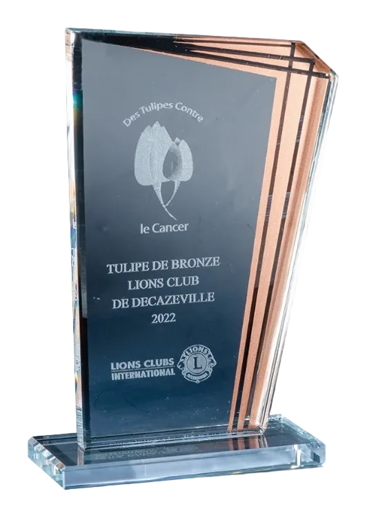 Trophée Verre Gravure Laser 172-41