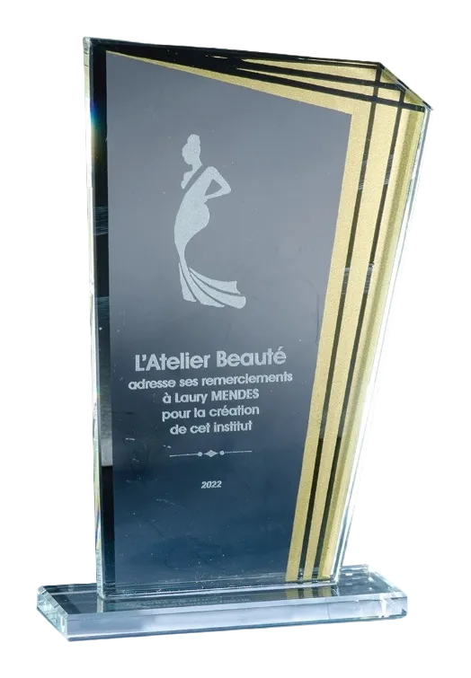 Trophée Verre Gravure Laser 172-41