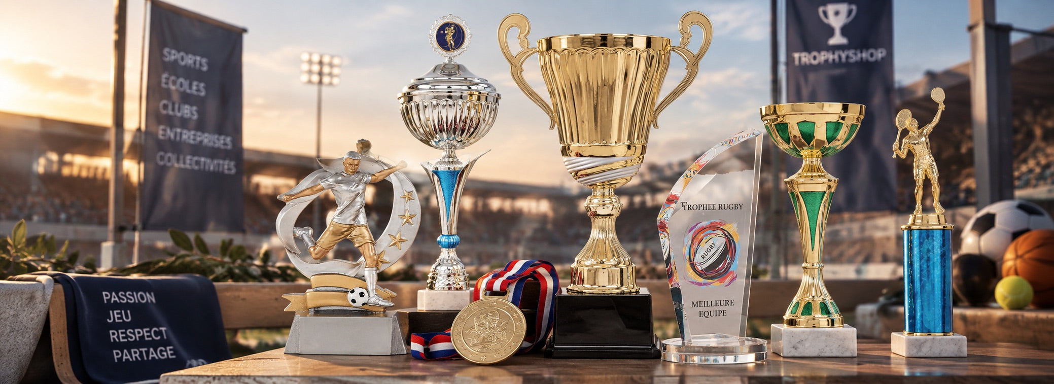 Des trophées pour toutes vos victoires