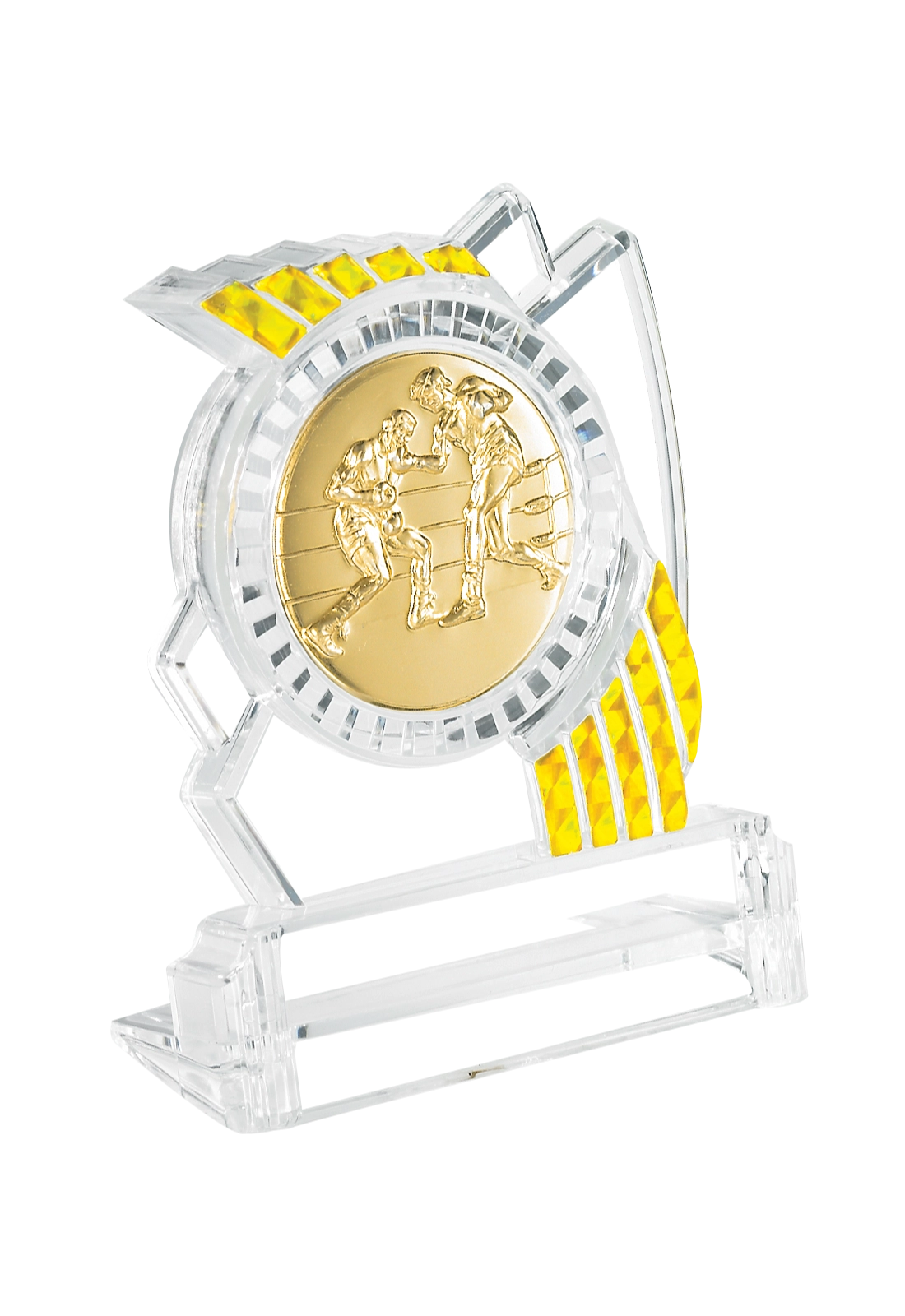 Trophée Verre Médaillon Personnalisable 133-43C – Trophyshop