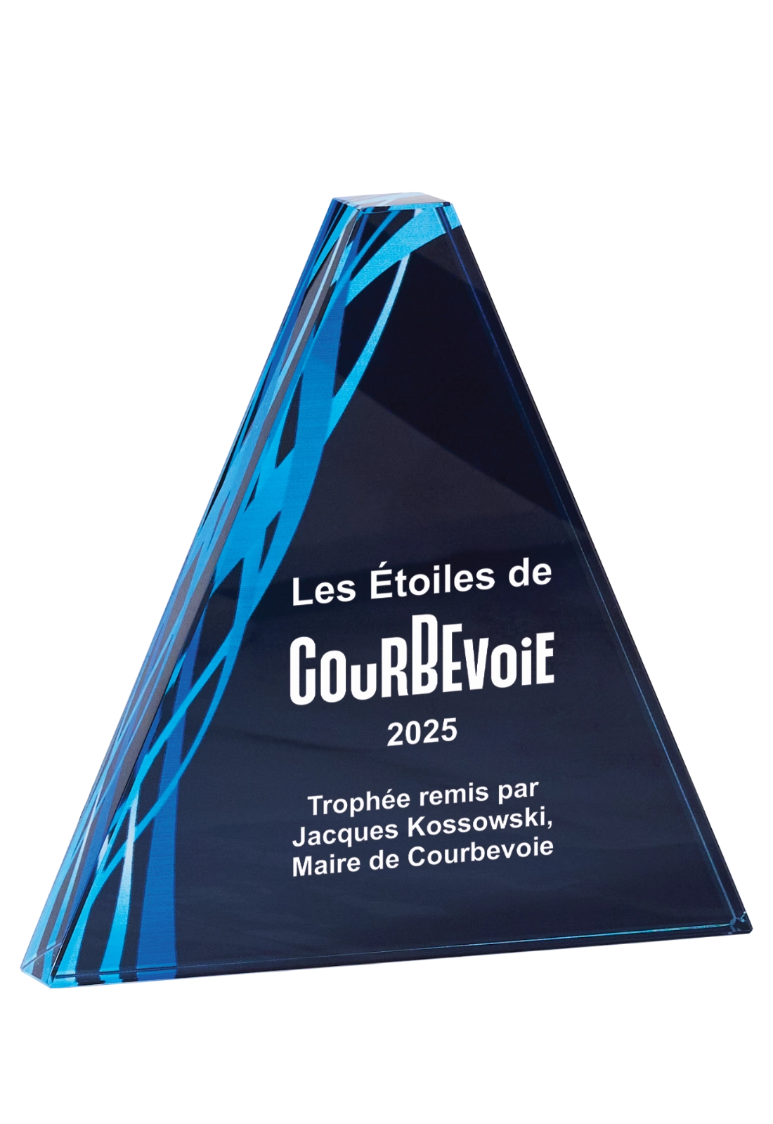 Trophée Verre Gravure Laser 165-41