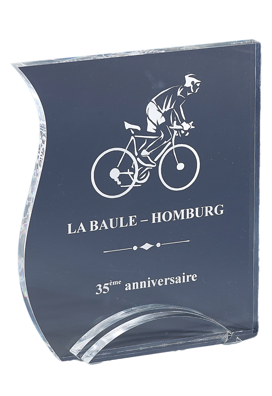Trophée Acryglass Gravure Laser 175-01 – Trophyshop
