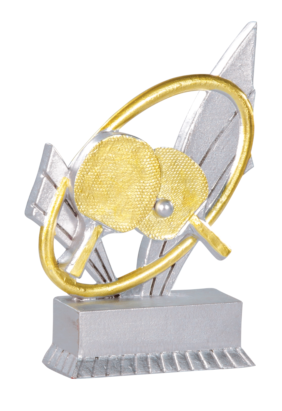 Trophée Résine Argent et Or Tennis de Table 12 cm 31427
