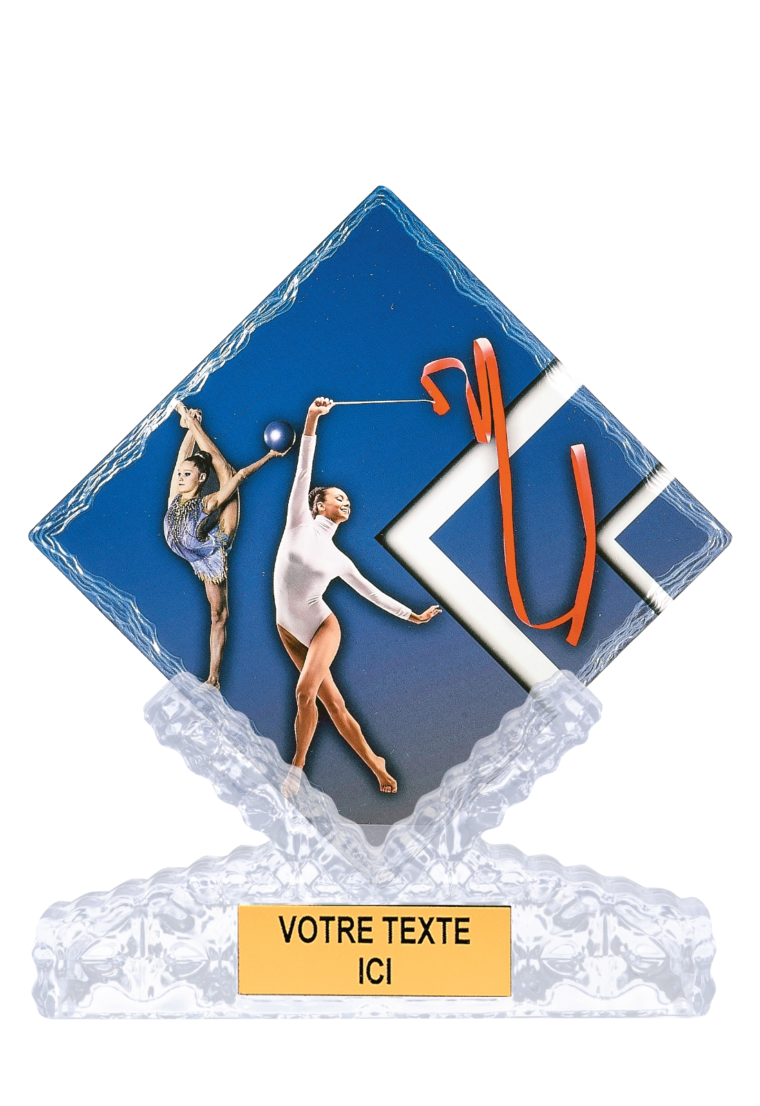 Trophée Gymnastique Rythmique GRS Céramique Impression Couleur 25 cm 46112 – Trophyshop