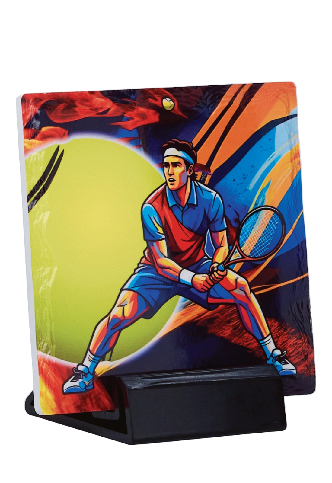 Trophée Céramique Impression Couleur Tennis 47507