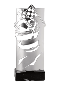 Trophée Métal Argenté Automobile KX-01A