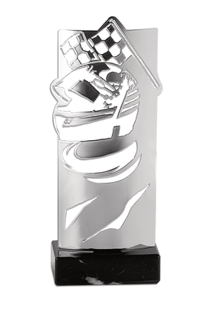 Trophée Métal Argenté Automobile KX-01A