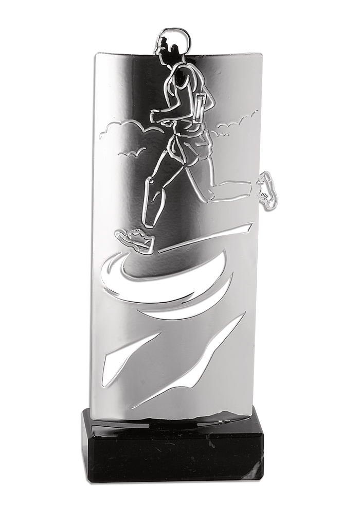 Trophée Métal Argenté Course à Pied KX-03