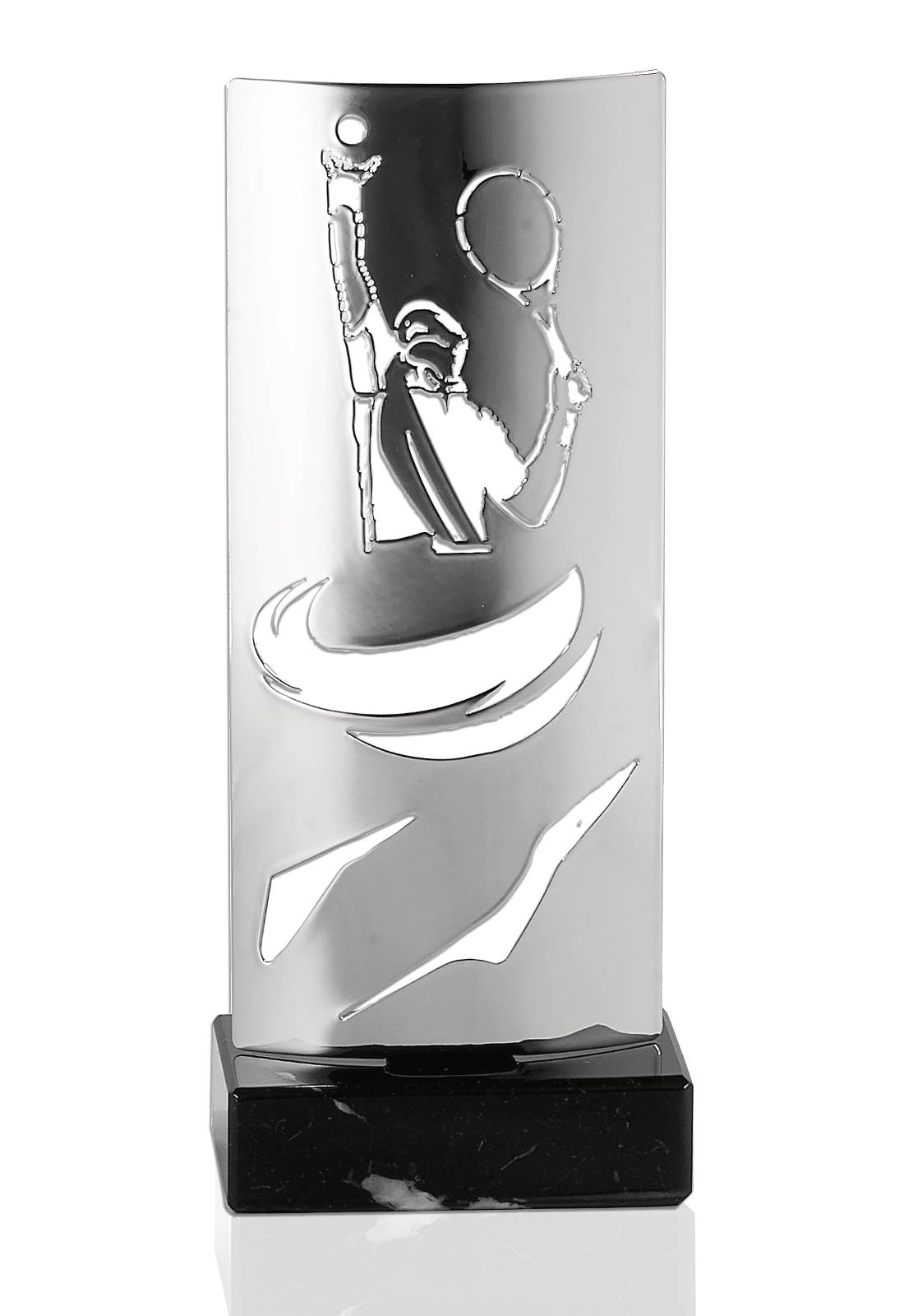 Trophée Métal Argenté Tennis KX-12